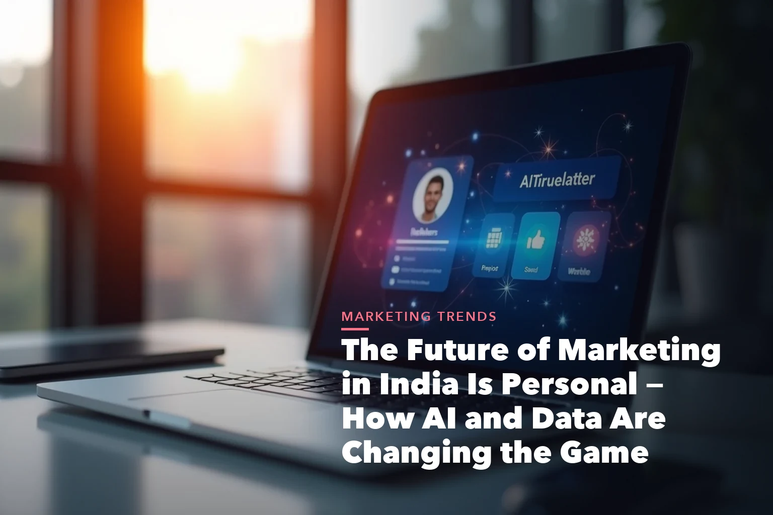 AI and personalisation marketing future India visual showing segmentation automation regional language and WhatsApp behaviour