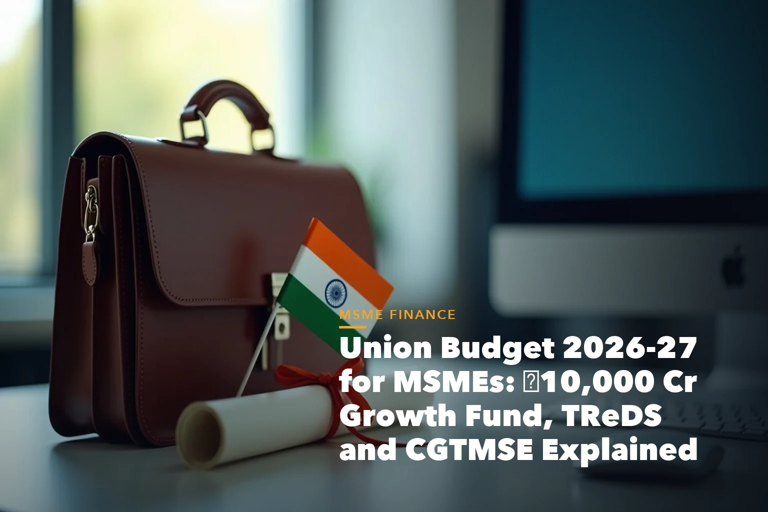 MSME registration benefits checklist with Udyam certificate for Union Budget 2026-27 for MSMEs ₹10,000
