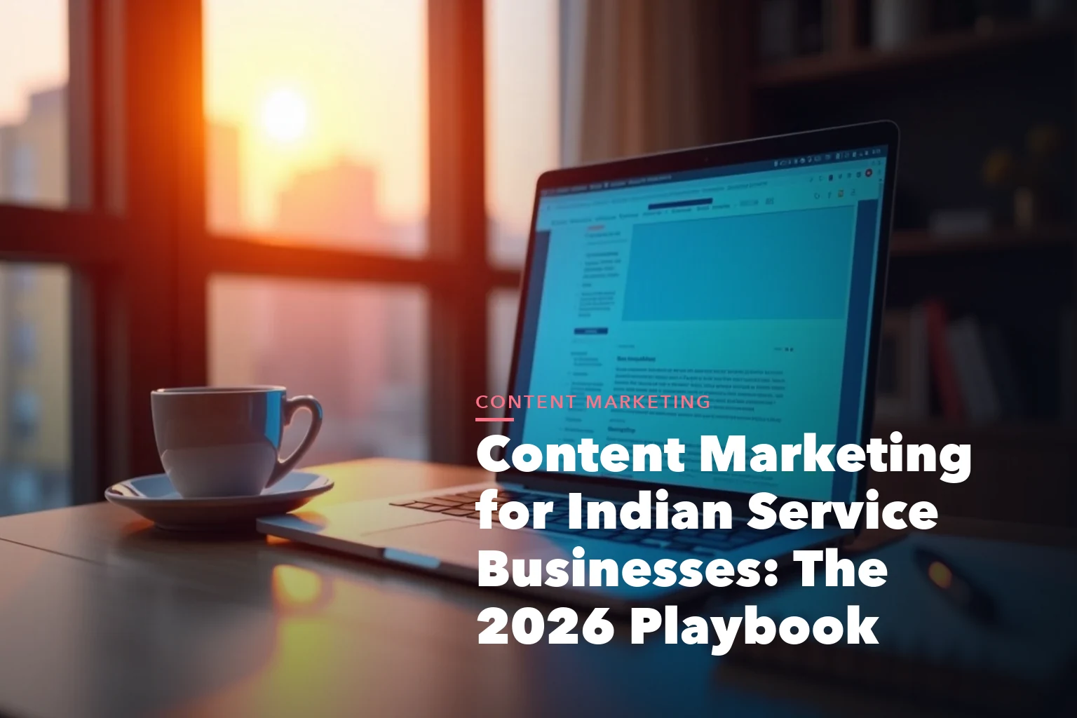 Business guide visual with process steps and compliance records for Content Marketing for Indian Service