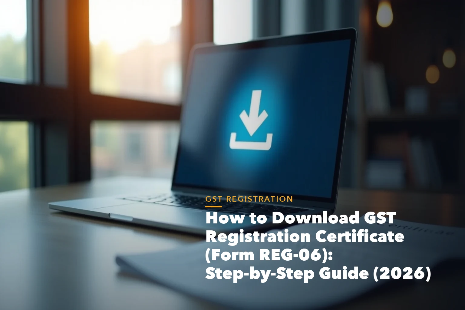 GST registration process visual from PAN and Aadhaar to GSTIN approval for How Download GST Registration Certificate