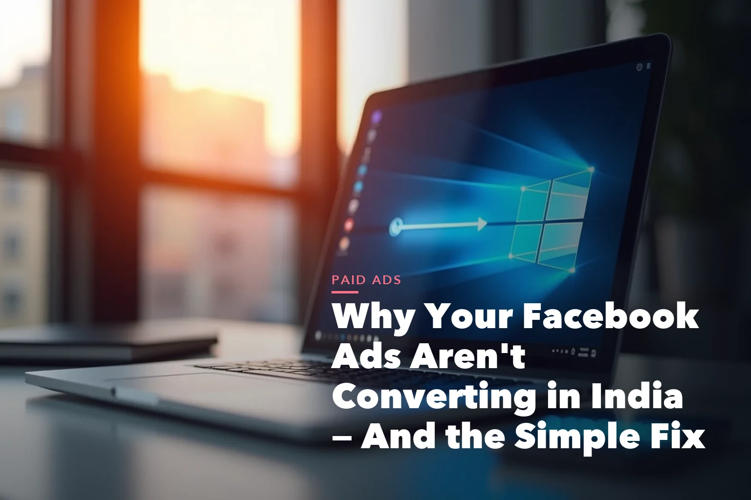 Facebook and Instagram ads troubleshooting visual showing hook offer audience landing page and creative audit
