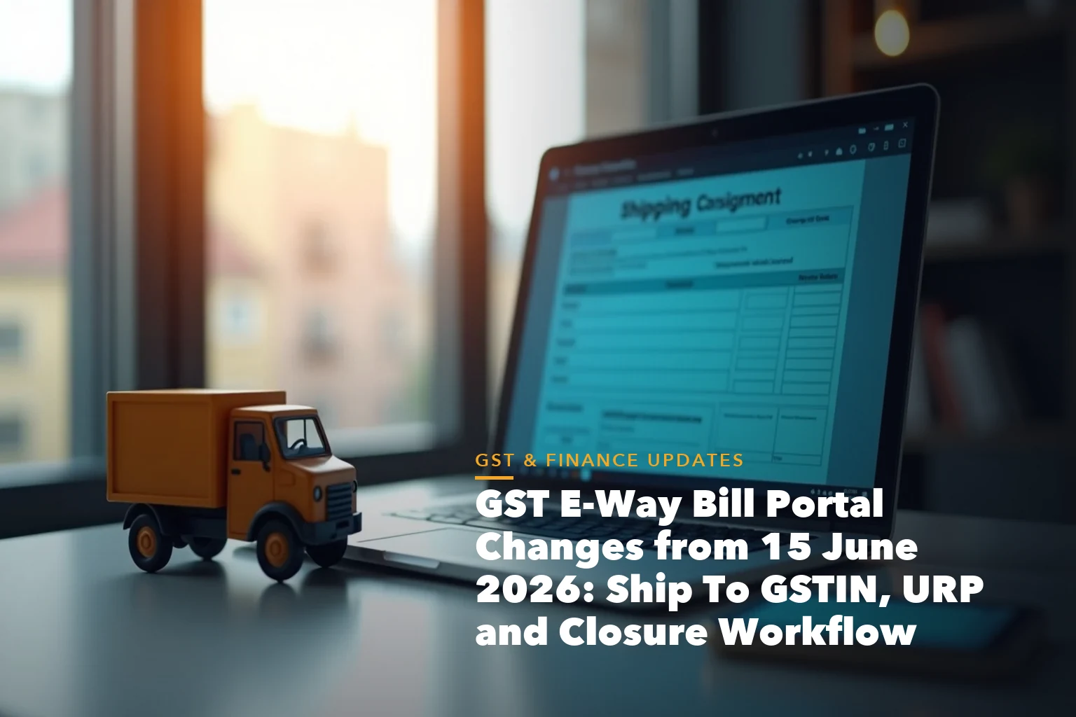 GSTIN number format diagram showing state PAN entity and check digit for GST E-Way Bill Portal Changes from June 2026