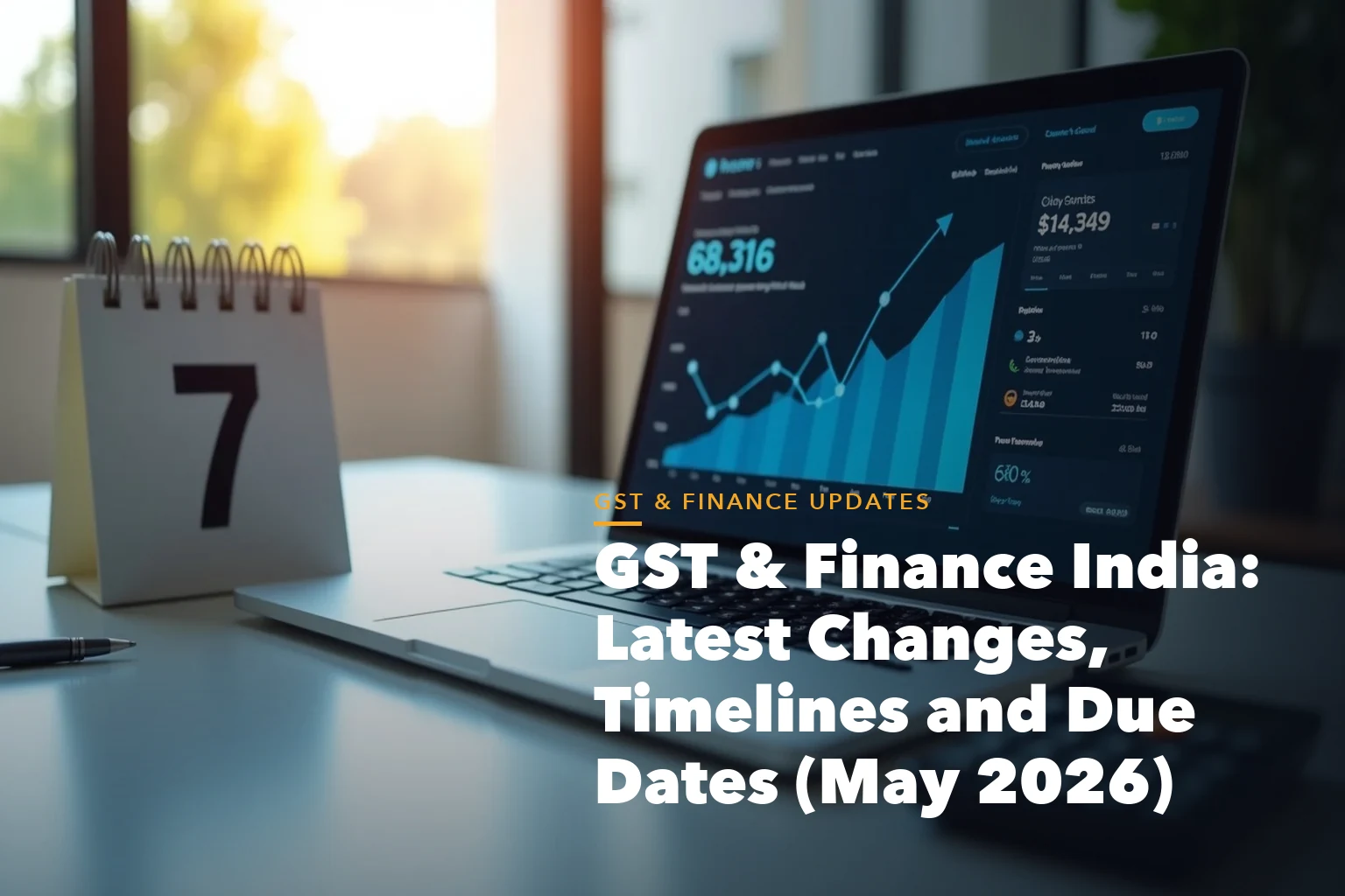 Business guide visual with process steps and compliance records for GST Finance India Latest Changes, Timelines