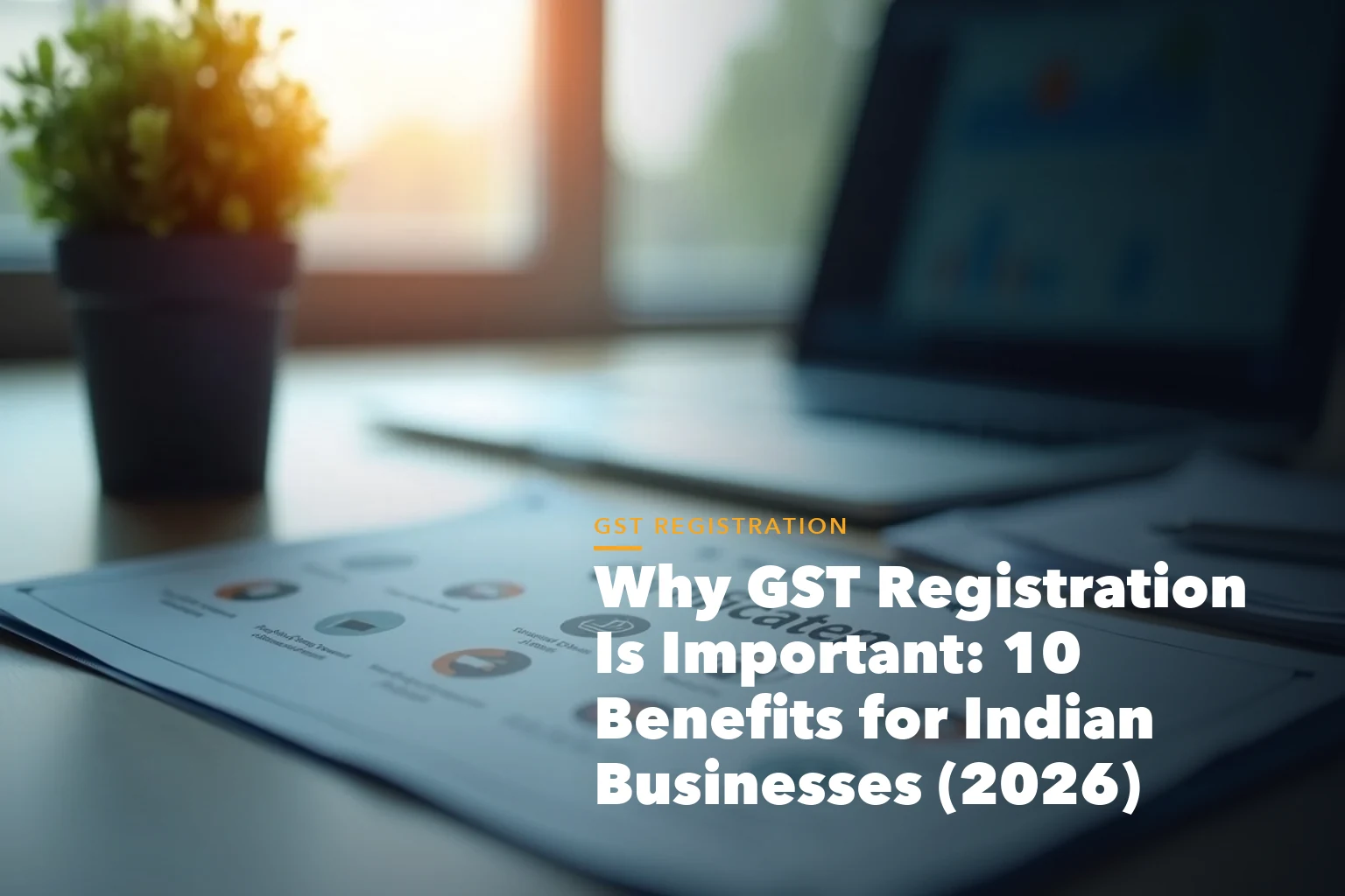 GST registration process visual from PAN and Aadhaar to GSTIN approval for Why GST Registration Important Benefits for