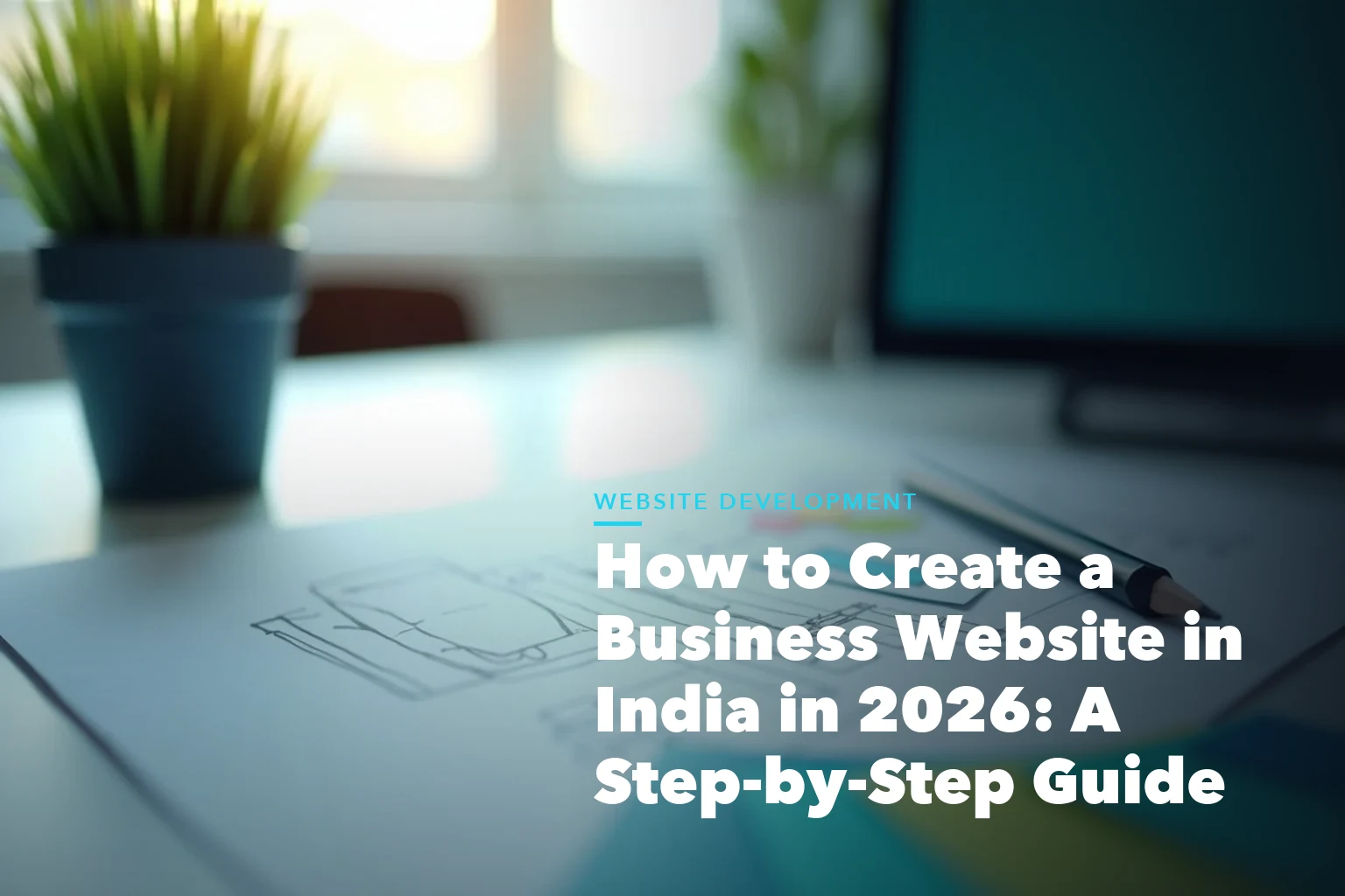 Business guide visual with process steps and compliance records for How Create Business Website India 2026