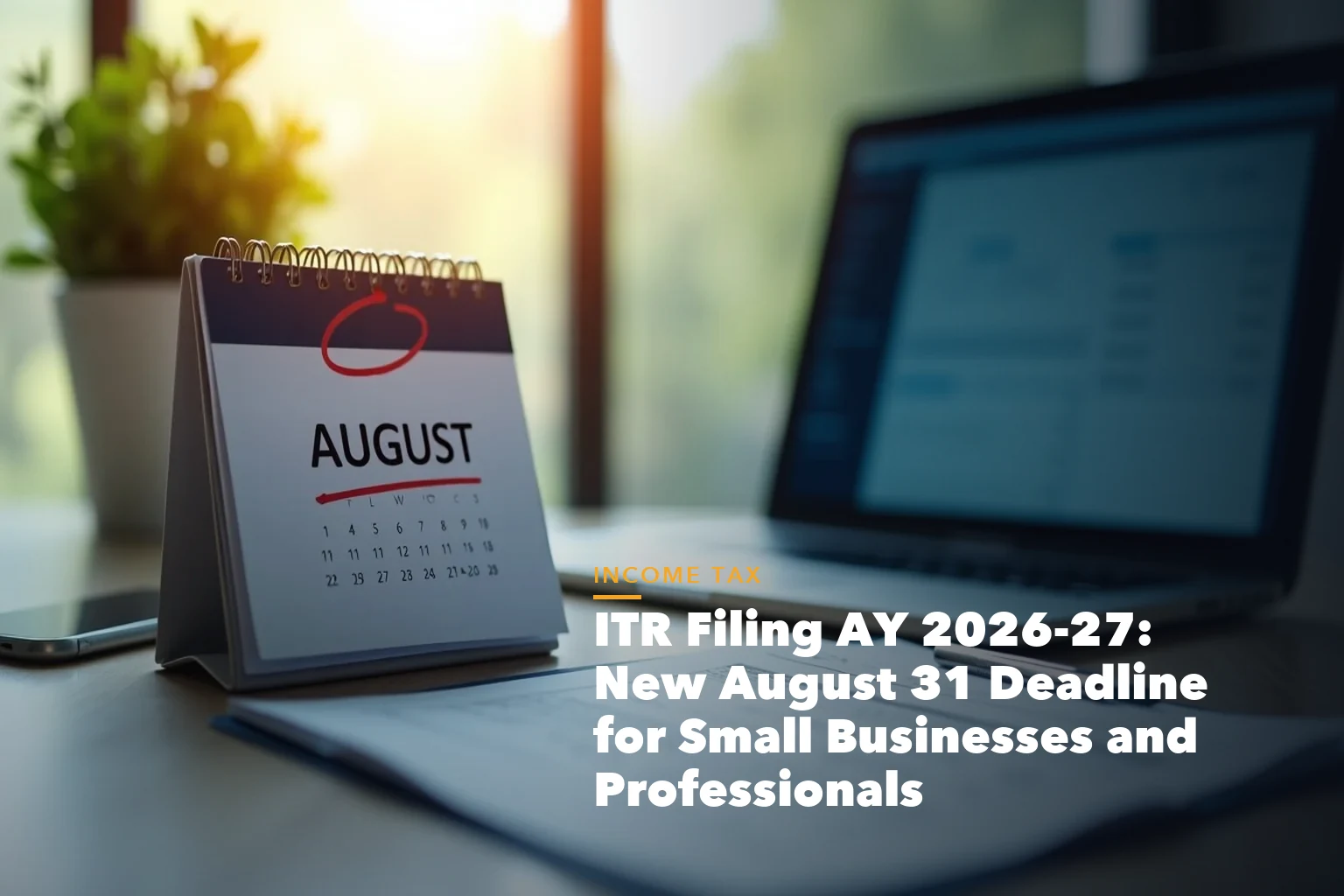 Income tax filing dashboard with ITR documents and verification steps for ITR Filing 2026-27 New August Deadline for