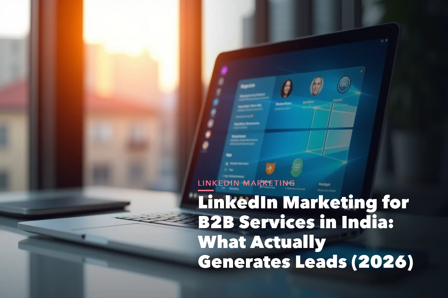 Business guide visual with process steps and compliance records for LinkedIn Marketing for B2B Services India