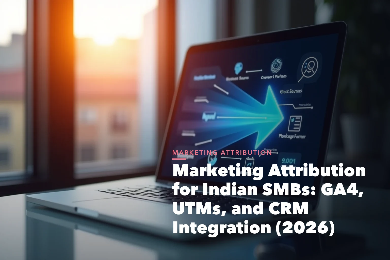 GA4 analytics dashboard with events and conversion charts for Marketing Attribution for Indian SMBs GA4,