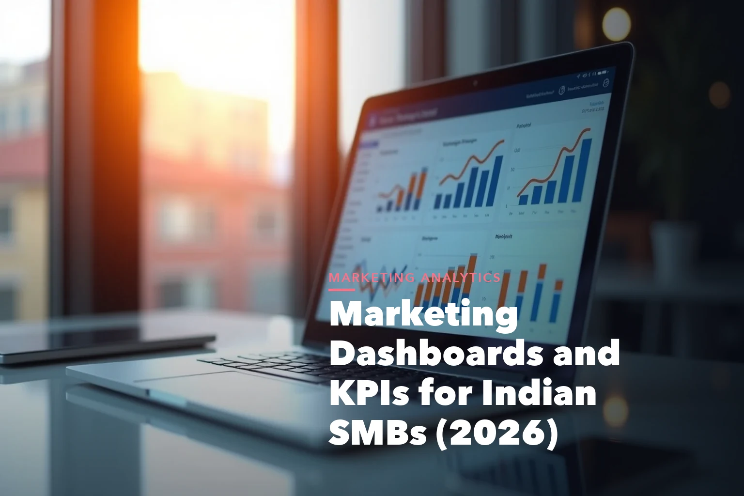 Business guide visual with process steps and compliance records for Marketing Dashboards and KPIs for Indian