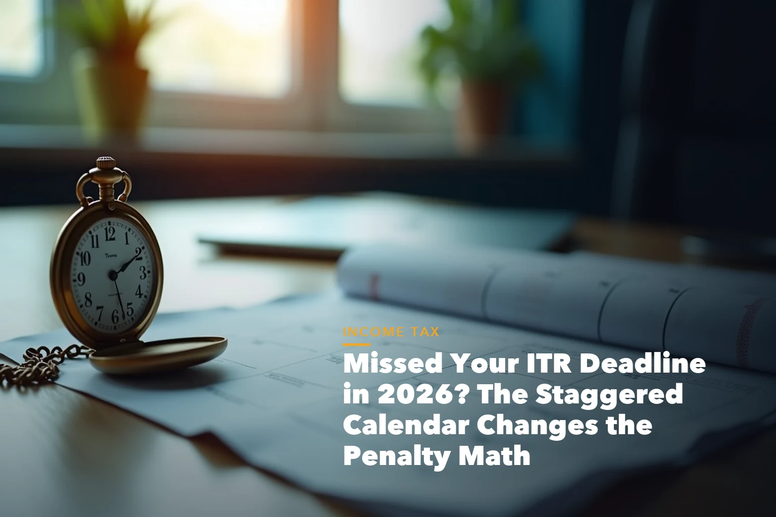 Income tax filing dashboard with ITR documents and verification steps for Missed Your ITR Deadline 2026 The Staggered