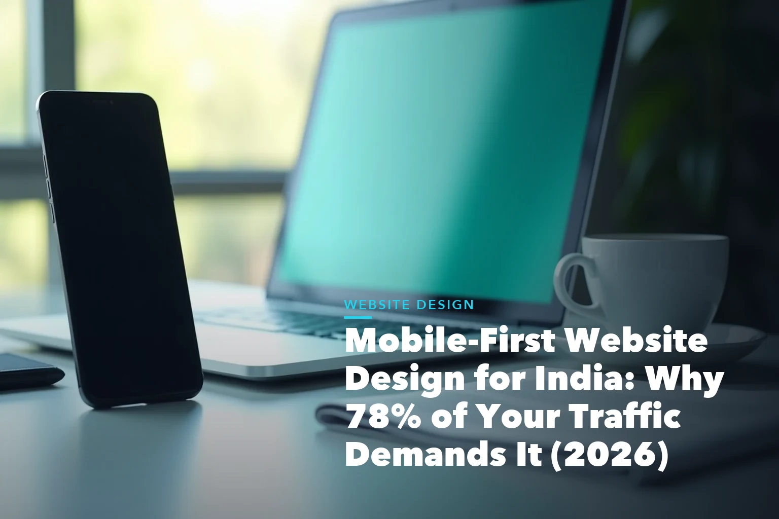 Business guide visual with process steps and compliance records for Mobile-First Website Design for India Why
