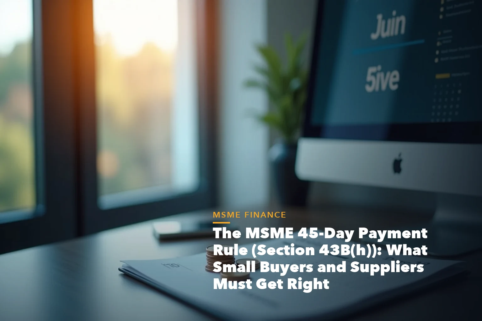 MSME registration benefits checklist with Udyam certificate for The MSME 45-Day Payment Rule What Small