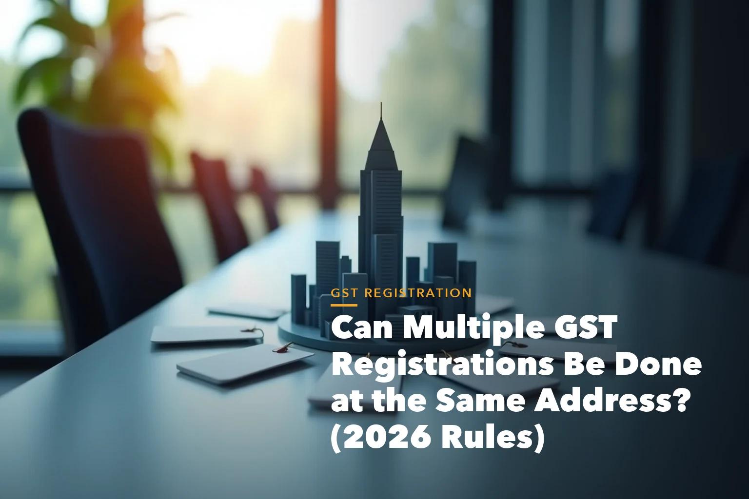 GST registration process visual from PAN and Aadhaar to GSTIN approval for Can Multiple GST Registrations Done the Same