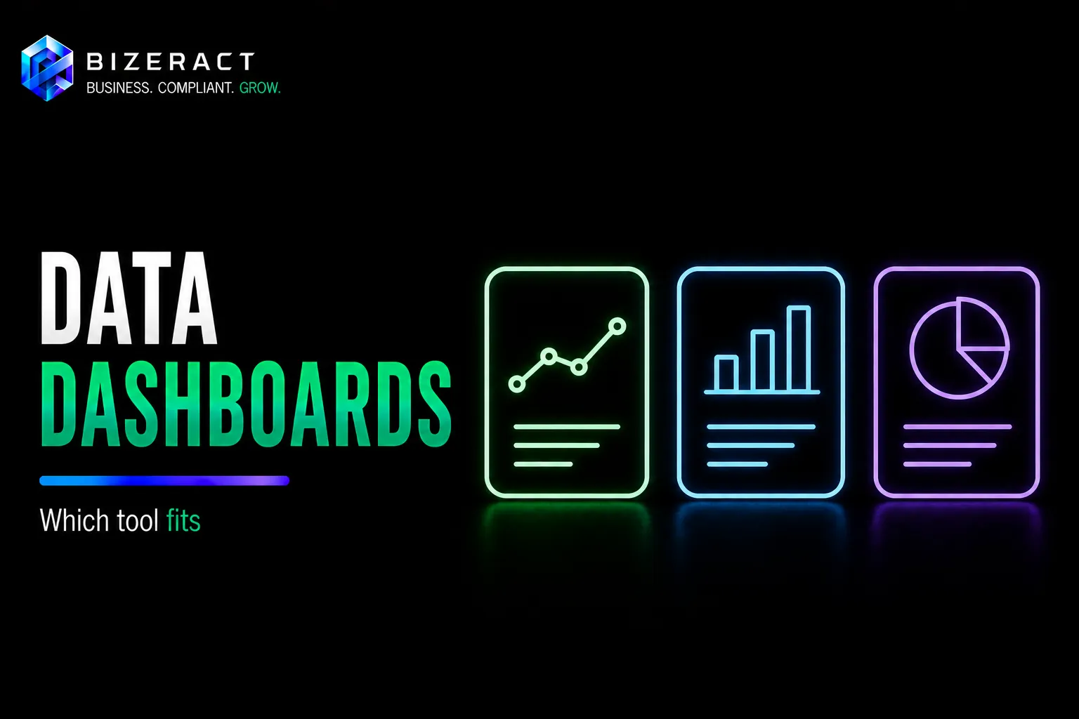 Data dashboard tool comparison visual showing analytics reports charts and BI dashboard options