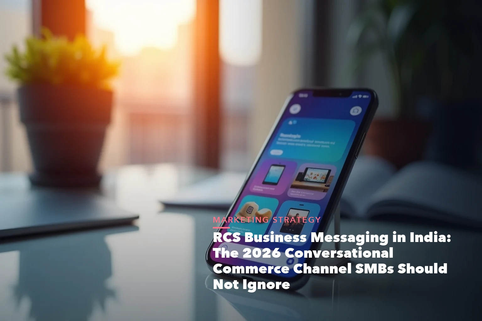 Business guide visual with process steps and compliance records for RCS Business Messaging India The 2026
