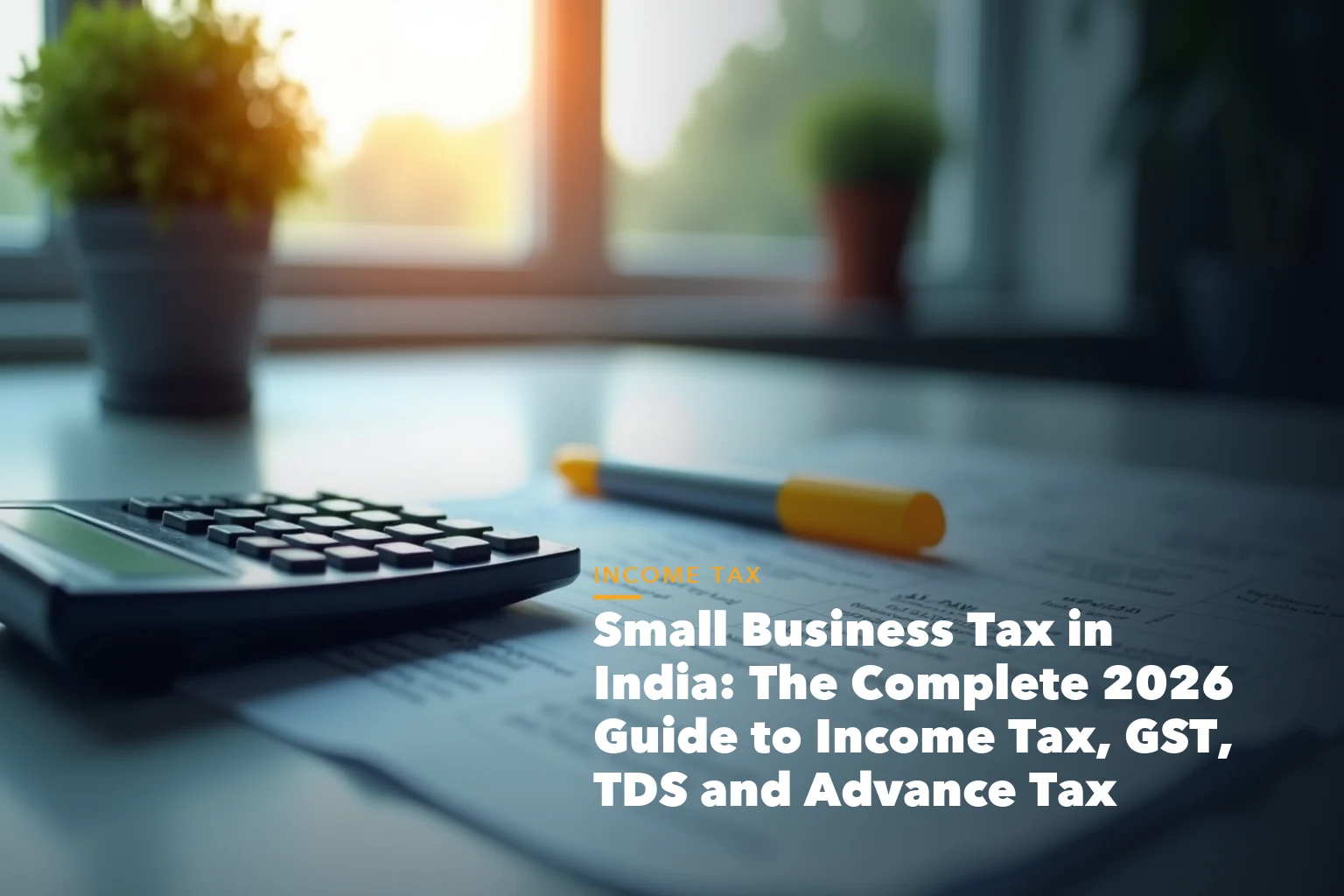 Income tax filing dashboard with ITR documents and verification steps for Small Business Tax India The Complete 2026