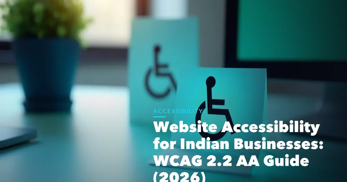 Business guide visual with process steps and compliance records for Website Accessibility for Indian Businesses