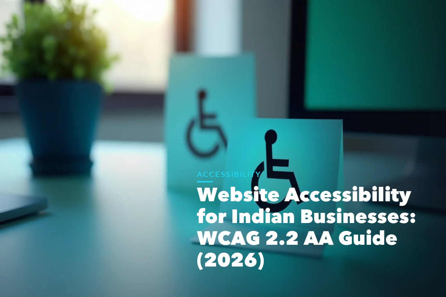 Business guide visual with process steps and compliance records for Website Accessibility for Indian Businesses