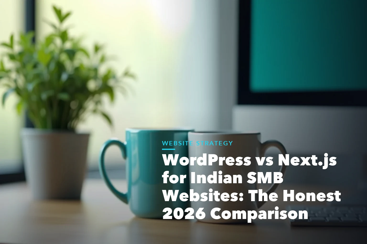 Business guide visual with process steps and compliance records for WordPress Next.js for Indian SMB Websites